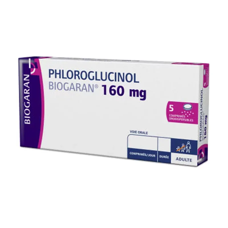 Phloroglucinol Biogaran 160mg 5 comprimés - Univers Pharmacie