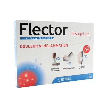 Flector Tissugel EP® 1% 10 emplâtres - Univers Pharmacie