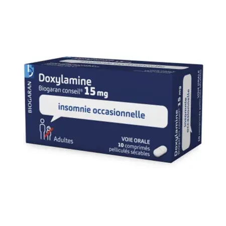 Doxylamine Biogaran Conseil 15mg 10 comprimés - Univers Pharmacie
