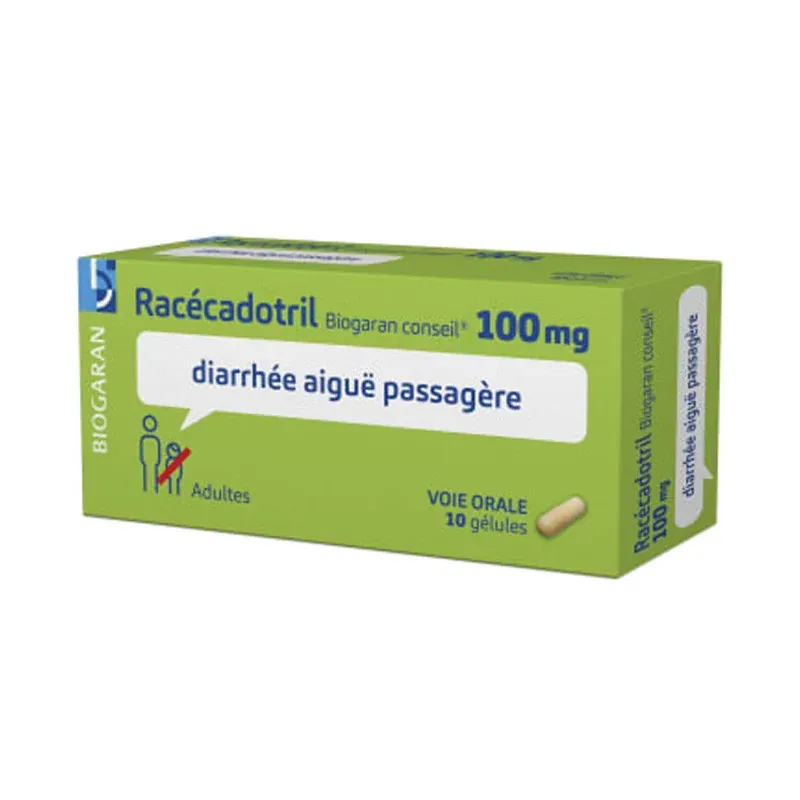 Racécadotril 100 mg Biogaran 10 gélules - Univers Pharmacie