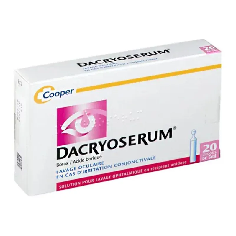 Cooper Dacryoserum Lavage Oculaire 20 unidoses - Univers Pharmacie