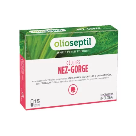 Olioseptil Nez-Gorge 15 gélules - Univers Pharmacie