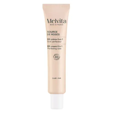 Melvita Source de Roses BB Crème 6 en 1 Clair 40ml