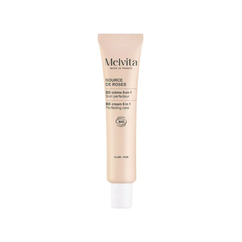 Melvita Source de Roses BB Crème 6 en 1 Clair 40ml