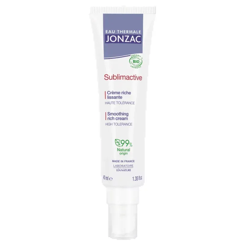 Jonzac Sublimactive Crème Riche Lissante Bio 40ml - Univers Pharmacie