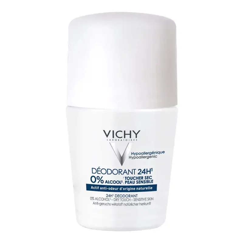 Vichy Déodorant 24h Sans Sels d'Aluminium 50ml - Univers Pharmacie