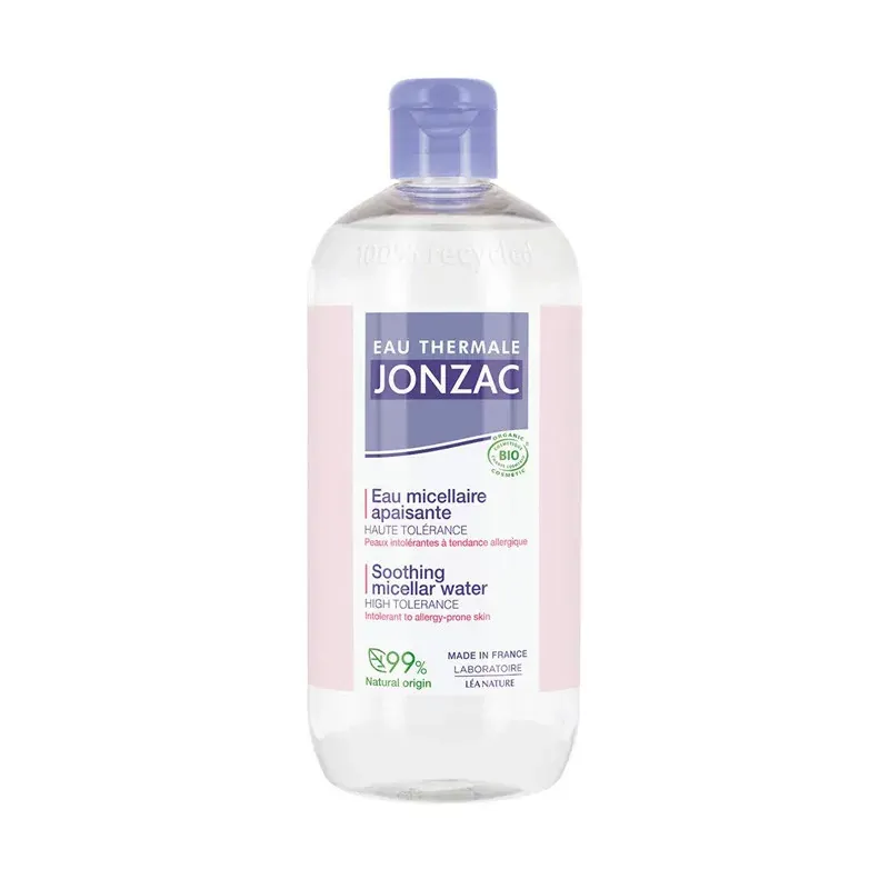 Jonzac Reactive Control Eau Micellaire Apaisante Bio 500ml - Univers Pharmacie