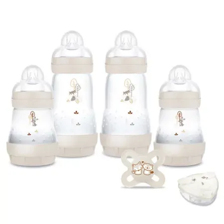 MAM Coffret de Naissance Biberons + Sucette + Boîte Doseuse 0-6 ans - Univers Pharmacie