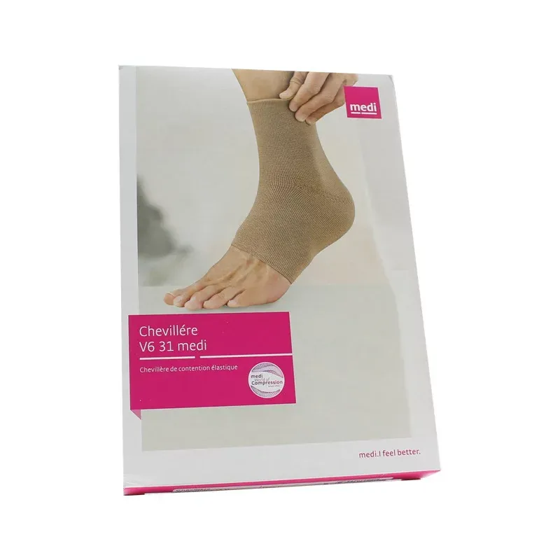 Medi Chevillère de Contention V6 31 Caramel Taille 5 - Univers Pharmacie