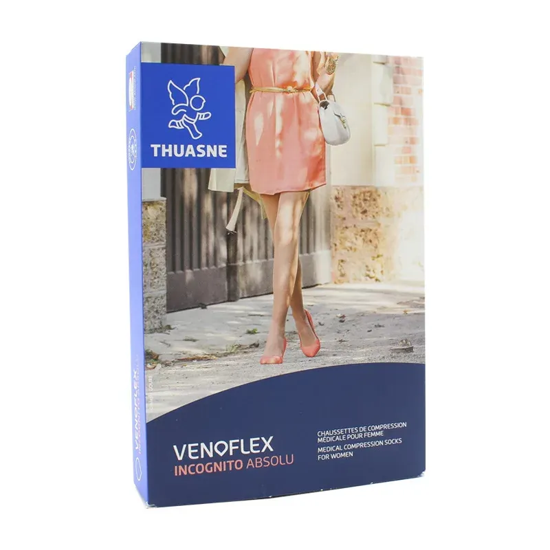 Thuasne Venoflex Incognito Absolu Chaussettes Pieds Ouverts T3N Naturel - Univers Pharmacie