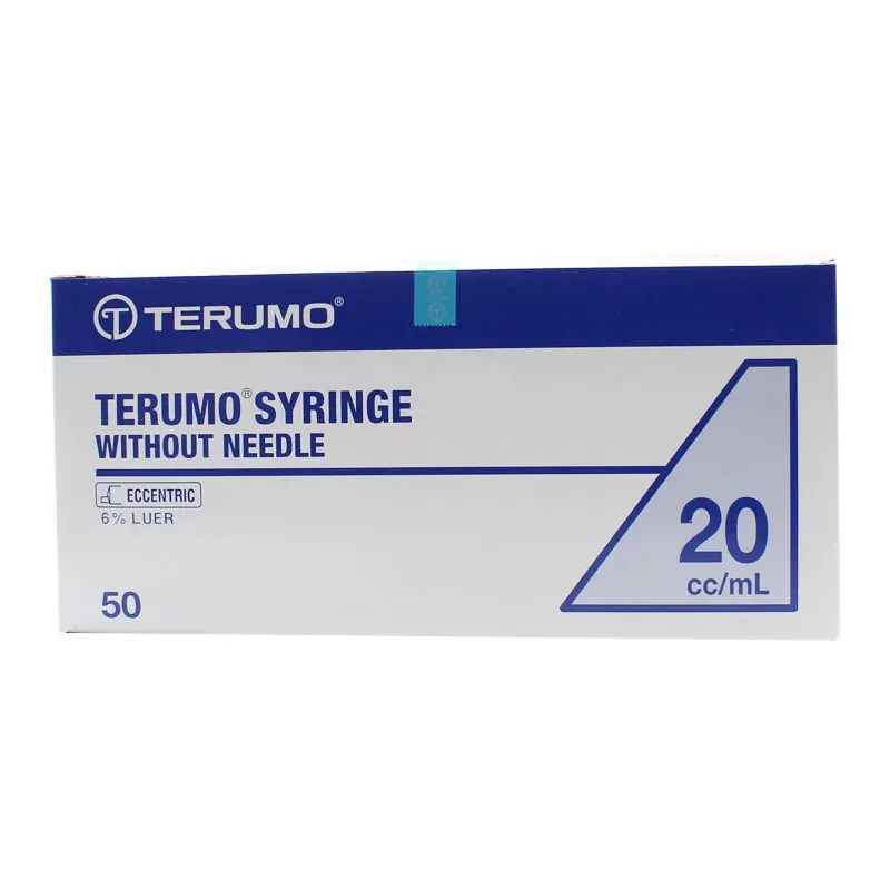 Terumo Seringues sans Aiguille 20cc/ml X50 - Univers Pharmacie