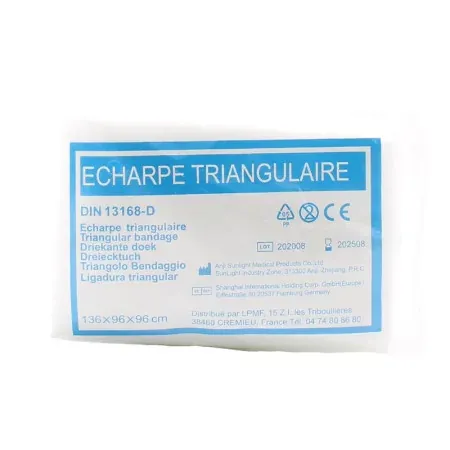 LPMF Écharpe Triangulaire 136X96X96cm - Univers Pharmacie