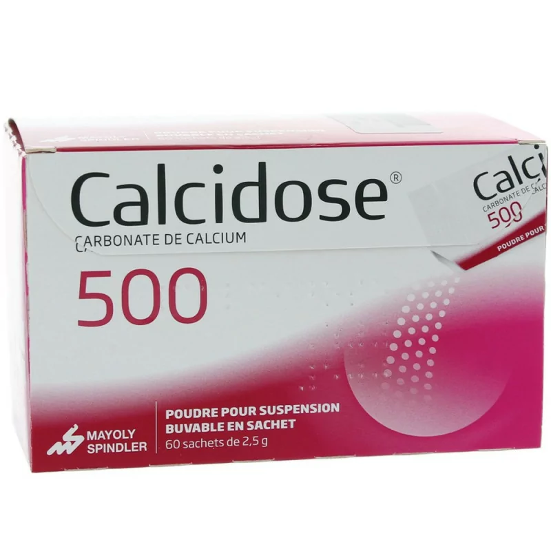 Calcidose 500 60 sachets - Univers Pharmacie