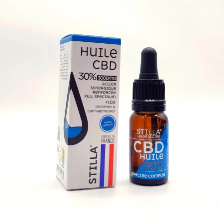 Stilla Huile CBD 30% Cacao Romarin 10ml - Univers Pharmacie