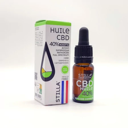 Stilla Huile CBD 40% Poire Vanille 10ml - Univers Pharmacie