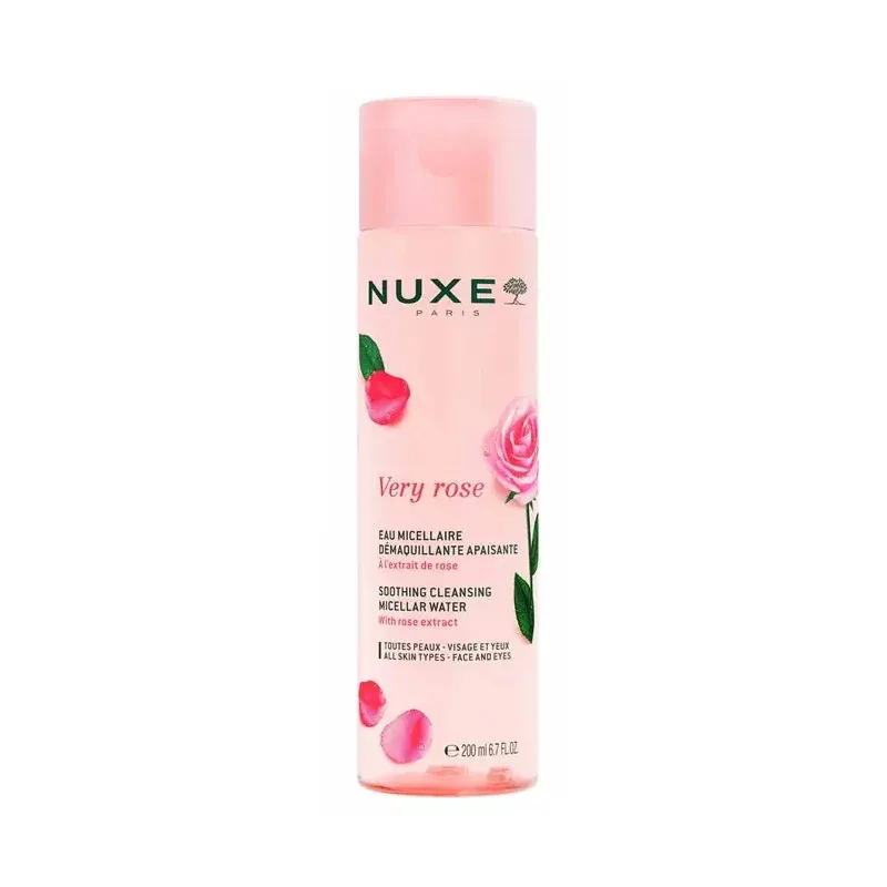 Nuxe Very Rose Eau Micellaire Démaquillante Apaisante 200ml - Univers Pharmacie