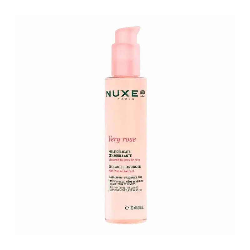 Nuxe Very Rose Huile Délicate Démaquillante 150ml - Univers Pharmacie
