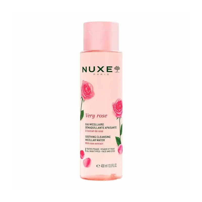 Nuxe Very Rose Eau Micellaire Démaquillante Apaisante 400ml - Univers Pharmacie