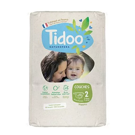 Tidoo Couches Taille 2 3-6kg X58 - Univers Pharmacie