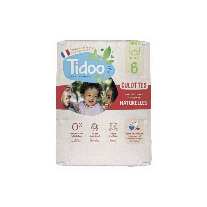 Tidoo Culottes Taille 6 16-30kg X26 - Univers Pharmacie