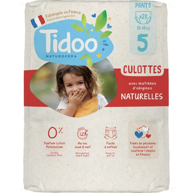 Tidoo Culottes Taille 5 12-18kg X28 - Univers Pharmacie Tidoo Culottes Taille 5 12-18kg X28 - Univers Pharmacie