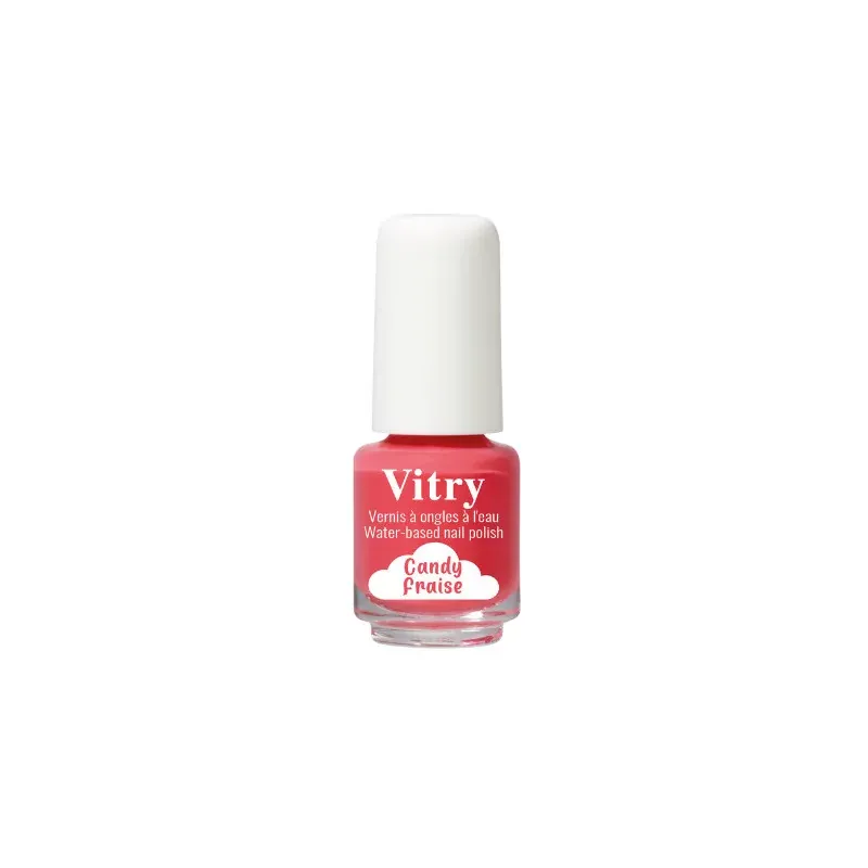 Vitry Vernis à Ongles à l'Eau Candy Fraise 4ml - Univers Pharmacie