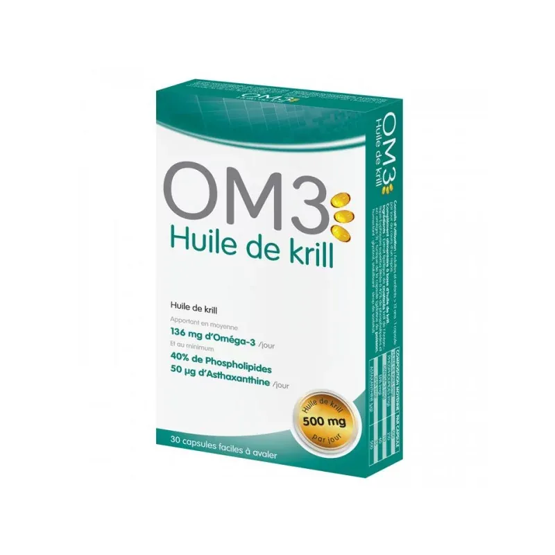 OM3 Huile de Krill 30 capsules - Univers Pharmacie