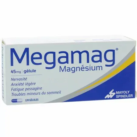 Megamag Magnésium 120 gélules