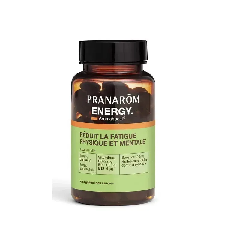 Pranarôm Aromaboost Énergie 60 capsules
