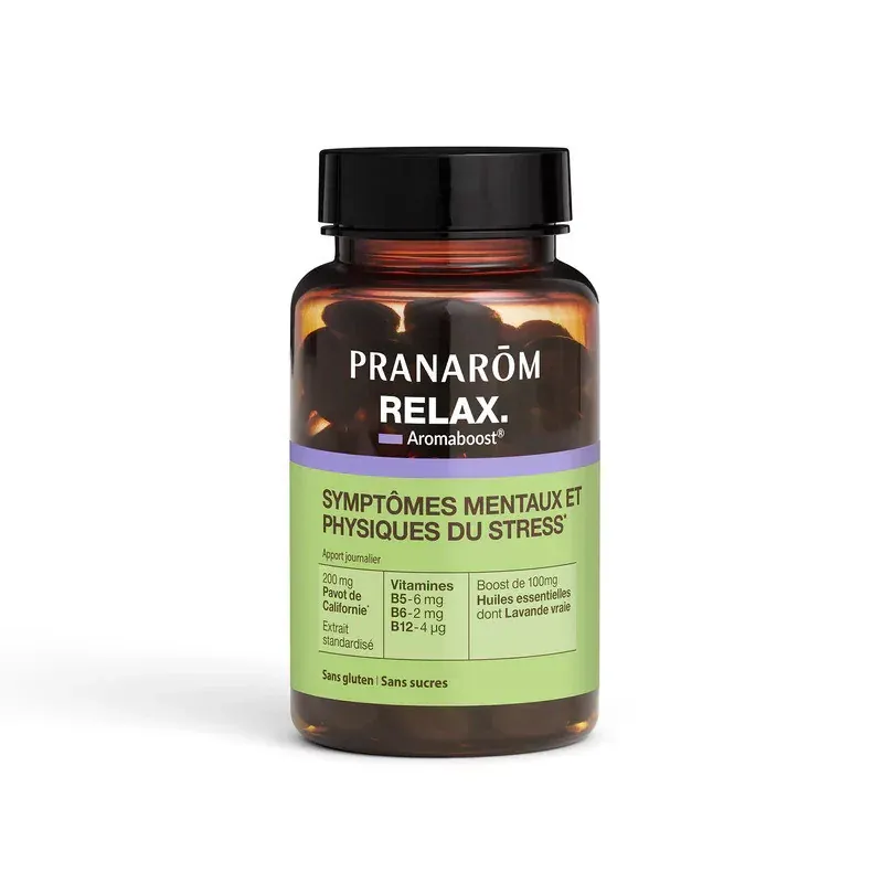 Pranarôm Aromaboost Relax 60 capsules - Univers Pharmacie