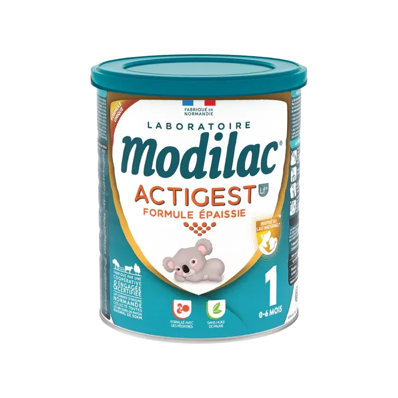 Modilac Actigest LF+ 1 Formule Épaissie 0-6mois 800g - Univers Pharmacie