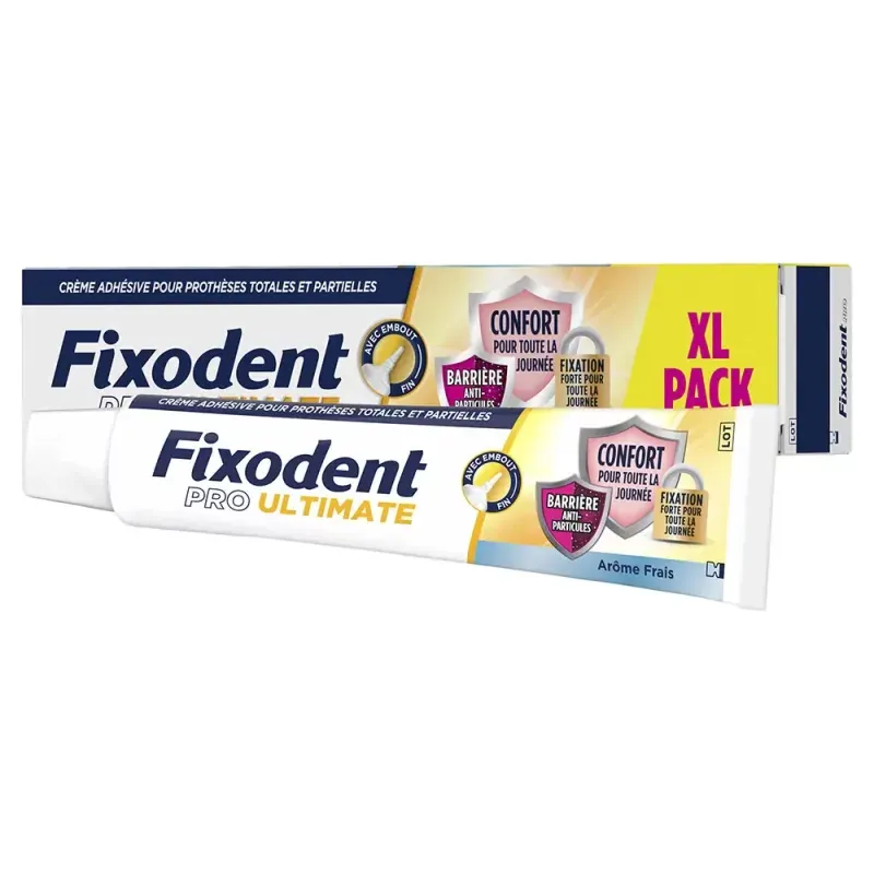 Fixodent Pro Ultimate Arôme Frais Crème Adhésive Prothèse 57g - Univers Pharmacie