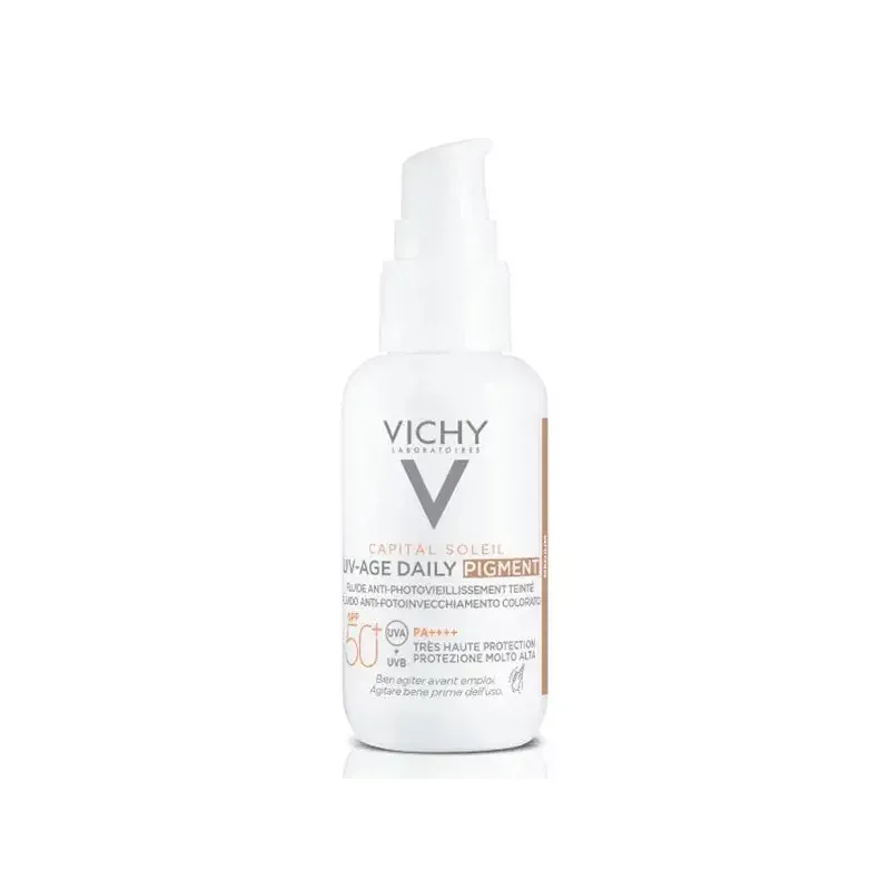 Vichy Capital Soleil UV-Age Daily Pigment SPF50+ Fluide Teinté Medium 40ml - Univers Pharmacie