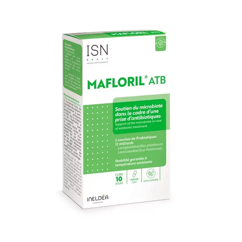 ISN Mafloril ATB 10 gélules - Univers Pharmacie