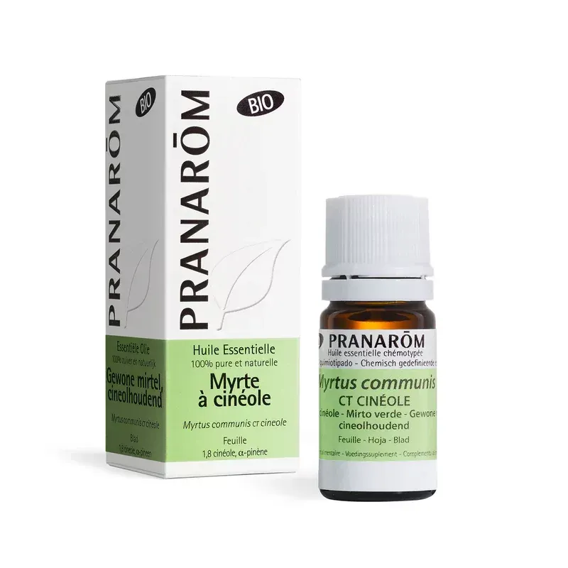 Pranarôm Huile Essentielle Myrte à Cinéole Bio 5ml - Univers Pharmacie