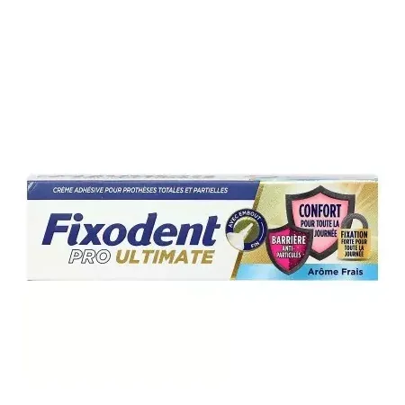 Fixodent Pro Ultimate Arôme Frais 40g - Univers Pharmacie