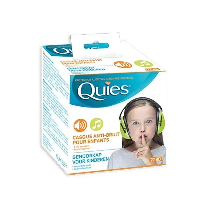 Quies Casque Anti-bruit pour Enfant 27dB - Univers Pharmacie