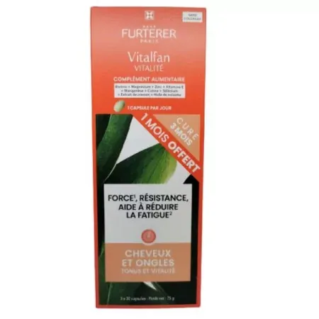 Furterer Vitalfan Vitalié Cheveux et Ongles 3X30 capsules - Univers Pharmacie