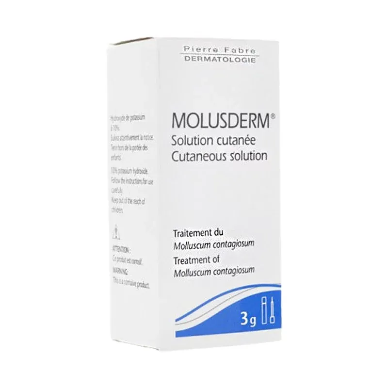 Molusderm Solution Cutanée à Rincer 3g - Univers Pharmacie