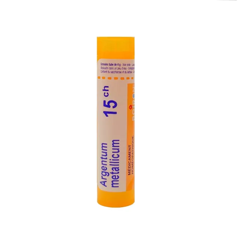 Boiron Argentum Metallicum 15ch tube granules - Univers Pharmacie