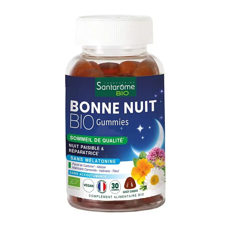 Santarôme Bonne Nuit Bio 30 gummies - Univers Pharmacie