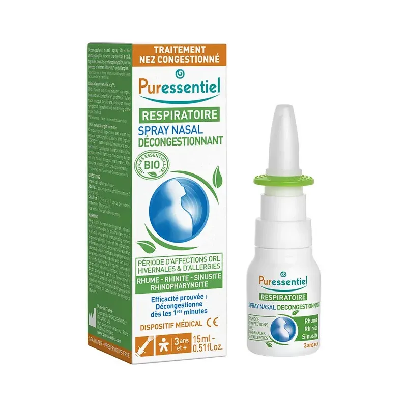 Puressentiel Respiratoire Spray Nasal 15ml - Univers Pharmacie
