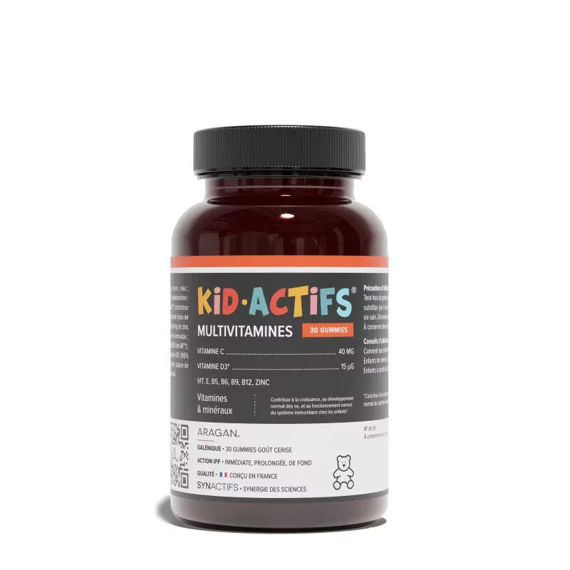 SynActifs KidActifs Multivitamines 30 gummies - Univers Pharmacie