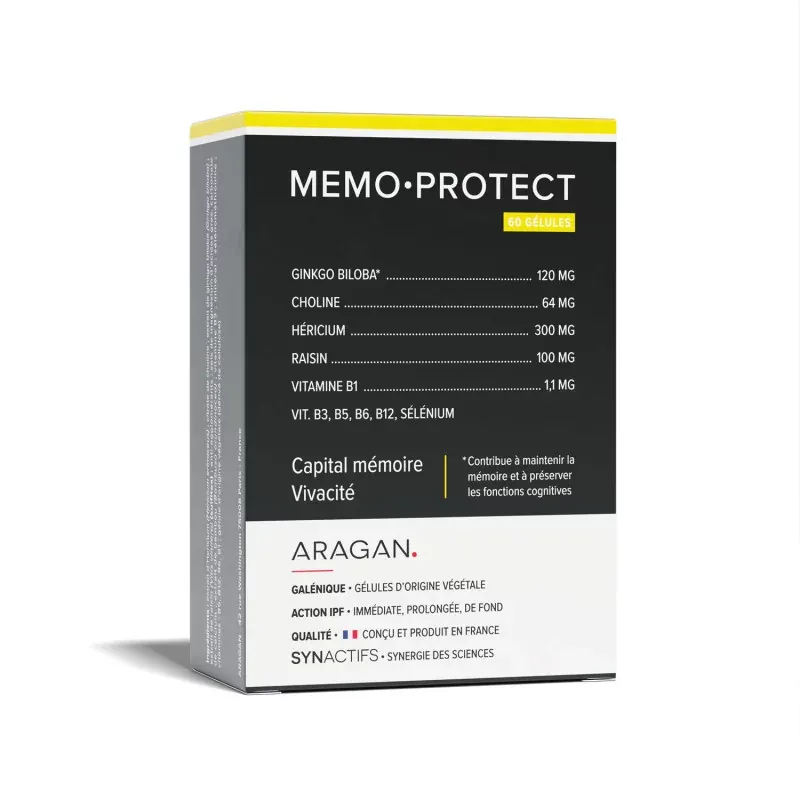 SynActifs MemoProtect 60 gélules - Univers Pharmacie