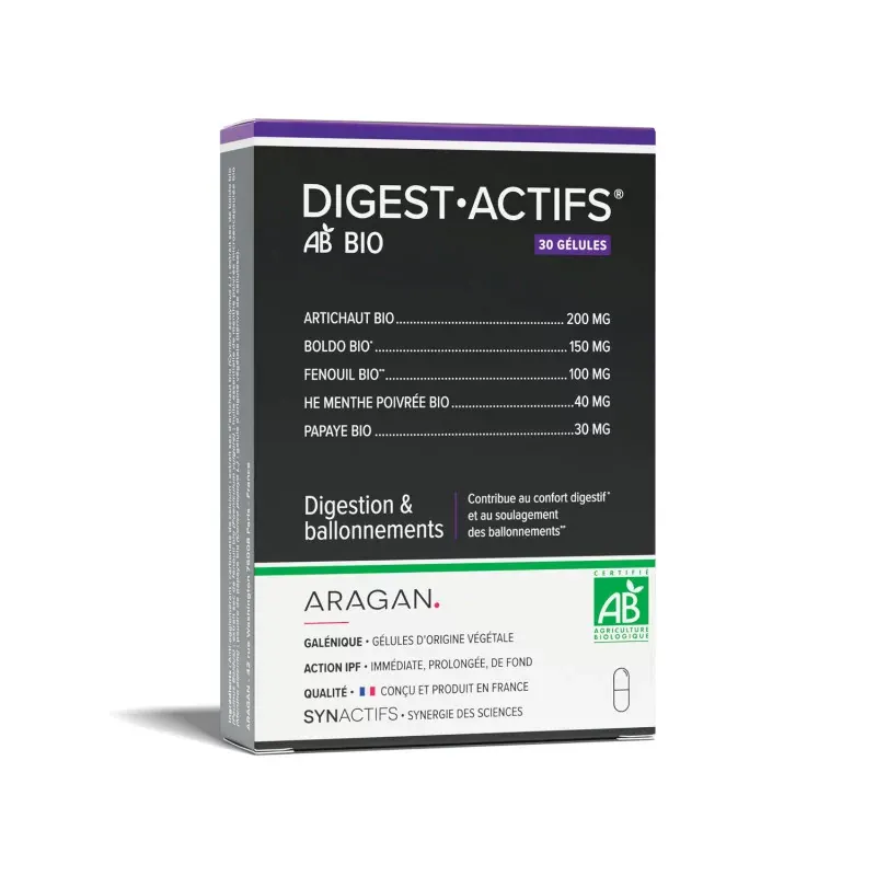 SynActifs DigestActifs Digestion 30 gélules - Univers Pharmacie