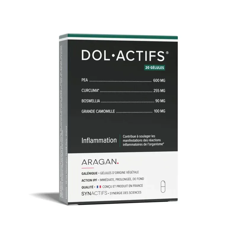 SynActifs DolActifs 20 gélules - Univers Pharmacie SynActifs DolActifs 20 gélules - Univers Pharmacie