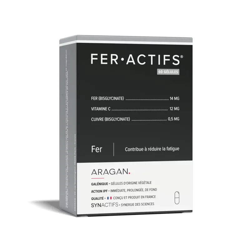 SynActifs FerActifs 60 gélules - Univers Pharmacie