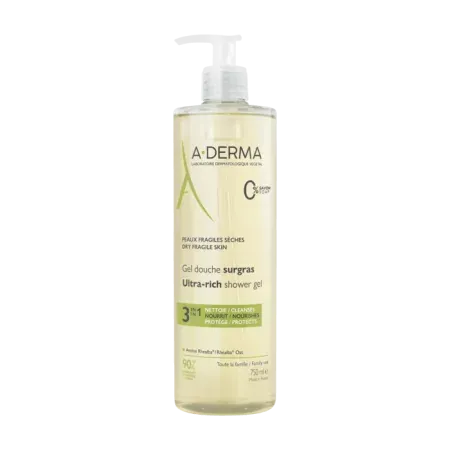 A-Derma Gel Douche Surgras 750ml - Univers Pharmacie