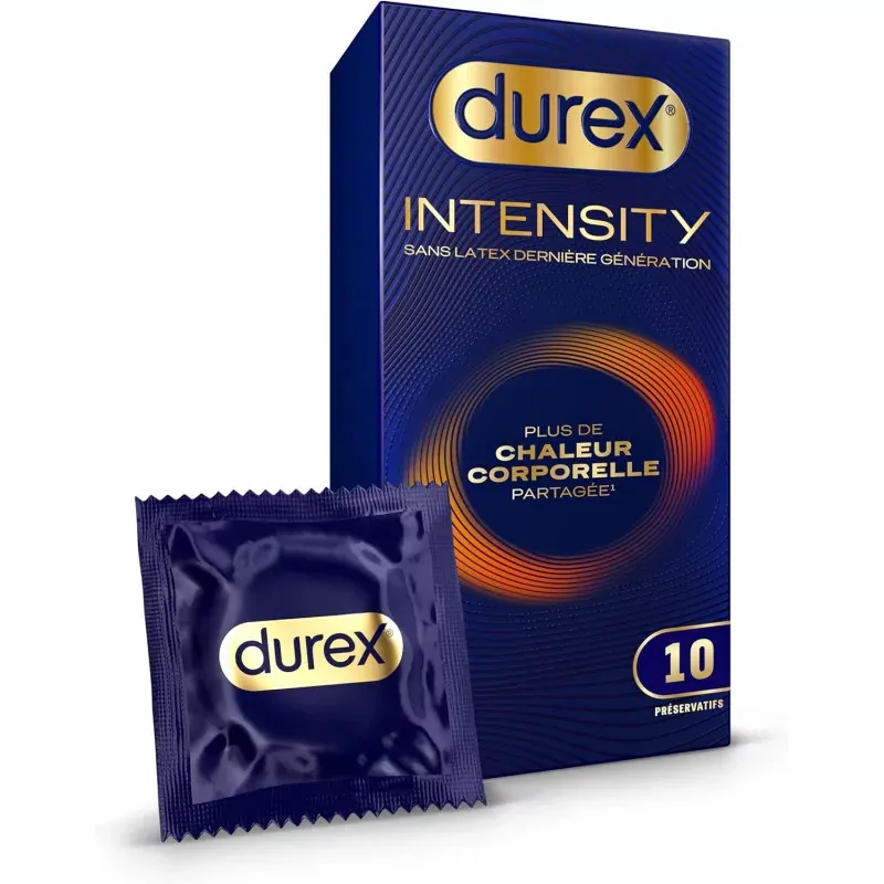 Durex Intensity sans latex 10 préservatifs - Univers Pharmacie
