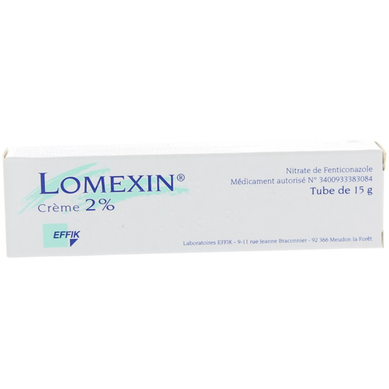 Lomexin crème 2% tube 15g